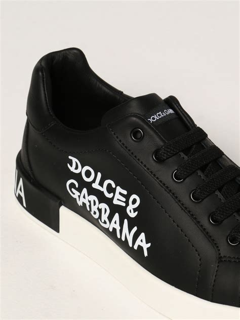 dolce gabbana black gloss sneakers vintage|dolce gabbana sneakers online shop.